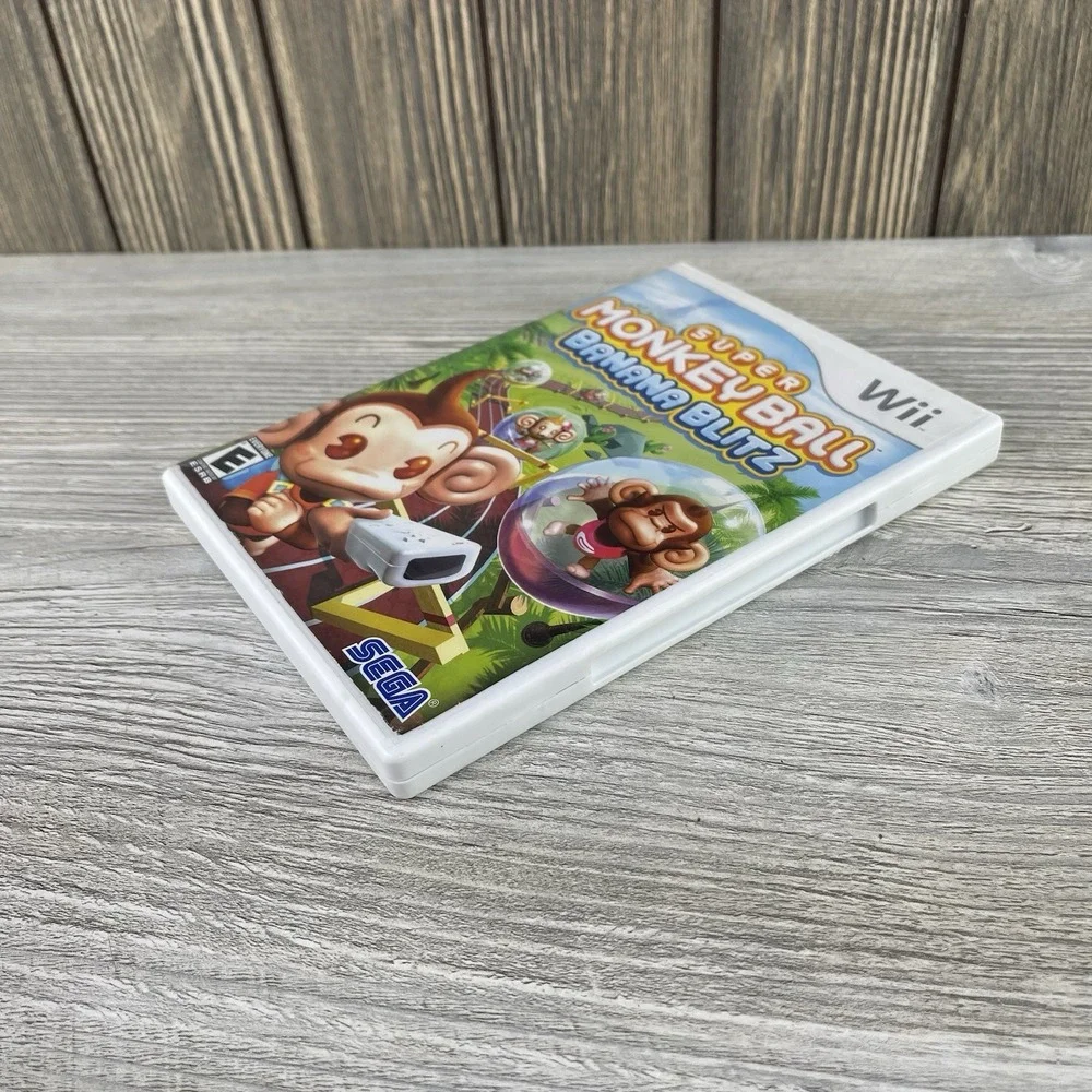 Super Monkey Ball: Banana Blitz - (Wii, 2006) Tested Working READ
